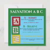 Salvation abc mitteilungskarte (Vorderseite)