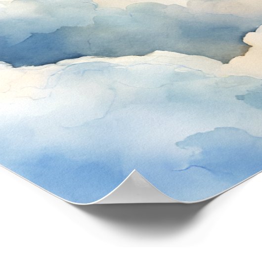 Salvation, Cross in the Clouds, Poster (Ecke)