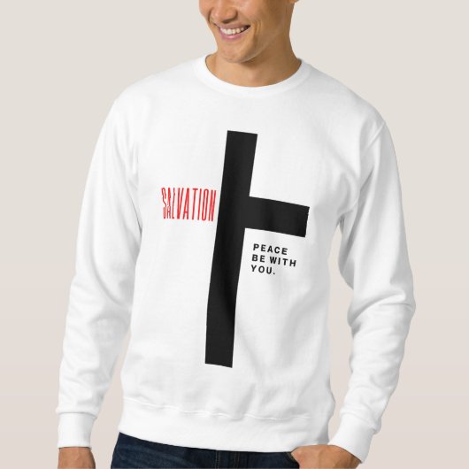 Salvation white Sweatshirt (Vorderseite)