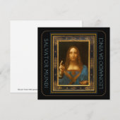 Salvator Mundi 1500 Leonardo da Vinci (Vorne/Hinten)