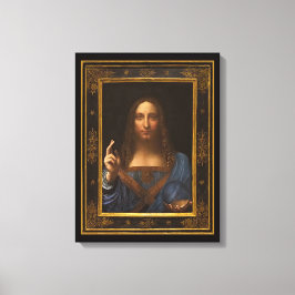 Salvator Mundi 1500 Leonardo da Vinci Canvas Print Leinwanddruck