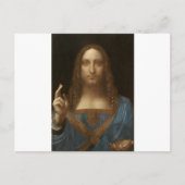 Salvator Mundi by Leonardo da Vinci Postkarte (Vorderseite)