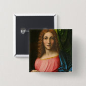 Salvator Mundi, C. 1515 (Öl auf Platte) Button (Vorne & Hinten)