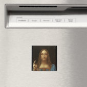 Salvator Mundi Christ mit Welt in der Hand Magnet (In Situ (Geschirrspüler))