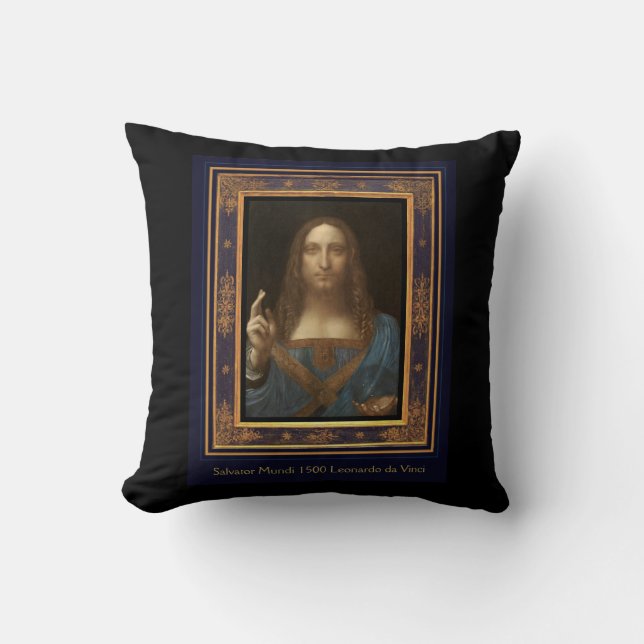 SALVATOR MUNDI ... Dekokissen (Vorderseite)