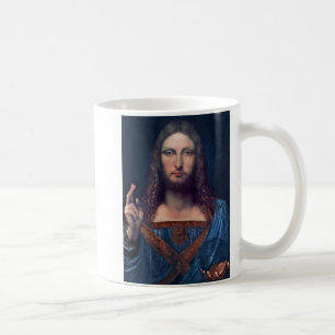 Salvator Mundi durch Leonardo da Vinci Kaffeetasse