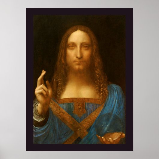 SALVATOR MUNDI FINE ART DRUCKEN POSTER (Vorne)