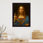 SALVATOR MUNDI FINE ART DRUCKEN POSTER (Küche)