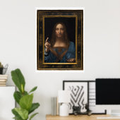 Salvator Mundi Fine Art Poster Print (Heimbüro)