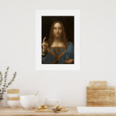 Salvator Mundi Fine Art Poster Print (Küche)