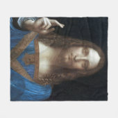 Salvator Mundi, Jesus Christus, Leonardo da Vinci Fleecedecke (Vorderseite (Horizontal))