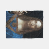 Salvator Mundi, Jesus Christus, Leonardo da Vinci Fleecedecke (Vorderseite (Horizontal))