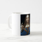 Salvator Mundi, Jesus Christus, Leonardo da Vinci Kaffeetasse (Vorderseite Links)
