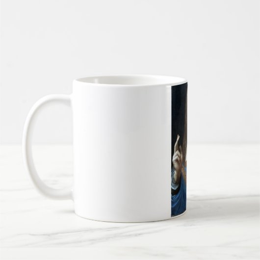 Salvator Mundi, Jesus Christus, Leonardo da Vinci Kaffeetasse (Links)