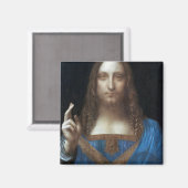 Salvator Mundi, Jesus Christus, Leonardo da Vinci Magnet (Vorderseite/Rückseite)