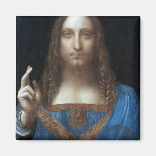 Salvator Mundi, Jesus Christus, Leonardo da Vinci Magnet (Vorne)