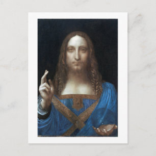 Salvator Mundi, Jesus Christus, Leonardo da Vinci Postkarte