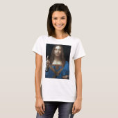 Salvator Mundi, Jesus Christus, Leonardo da Vinci T-Shirt (Vorne ganz)