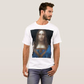 Salvator Mundi, Jesus Christus, Leonardo da Vinci T-Shirt (Vorne ganz)