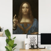 Salvator Mundi, Leonardo Da Vinci, Klassik Paintin Poster (Heimbüro)