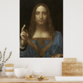 Salvator Mundi, Leonardo Da Vinci, Klassik Paintin Poster (Küche)