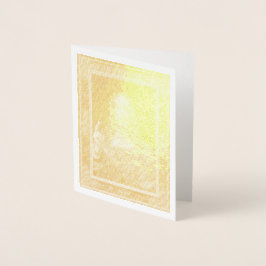 Salvator Mundi Leonardo Gold Foil Note Card Folienkarte