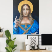 Salvator Mundi Poster (Heimbüro)