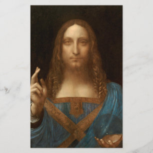 Salvator Mundi (Retter der Welt) (da Vinci) Briefpapier