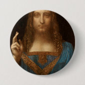 Salvator Mundi (Retter der Welt) (da Vinci) Button (Vorderseite)