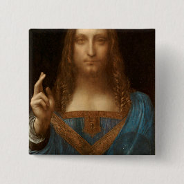 Salvator Mundi (Retter der Welt) (da Vinci) Button