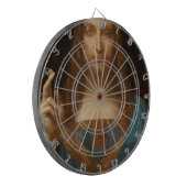 Salvator Mundi (Retter der Welt) (da Vinci) Dartscheibe (Vorderseite Links)