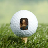 Salvator Mundi (Retter der Welt) (da Vinci) Golfball (Insitu T-Shirt)