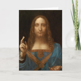 Salvator Mundi (Retter der Welt) (da Vinci) Karte