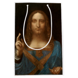 Salvator Mundi (Retter der Welt) (da Vinci) Mittlere Geschenktüte