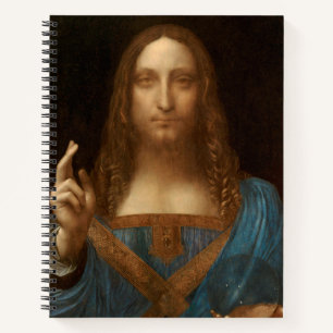 Salvator Mundi (Retter der Welt) (da Vinci) Notizblock