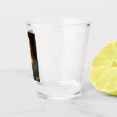 Salvator Mundi (Retter der Welt) (da Vinci) Schnapsglas (Rechts)