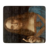 Salvator Mundi (Retter der Welt) (da Vinci) Schneidebrett (Vorderseite)