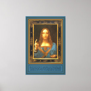 Salvator Mundi von Leonardo da Vinci c 1500 Leinwanddruck