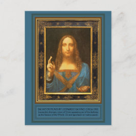 Salvator Mundi von Leonardo da Vinci ca. 1500 Pos Postkarte