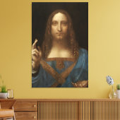 Salvator Mundi von Leonardo da Vinci Leinwanddruck (Insitu (Wohnzimmer))