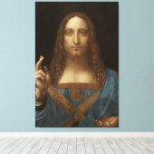 Salvator Mundi von Leonardo da Vinci Leinwanddruck (Insitu (Holzboden))