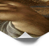 Salvator Mundi von Leonardo da Vinci Poster (Ecke)