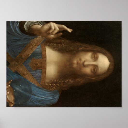 Salvator Mundi von Leonardo da Vinci Poster (Vorne)