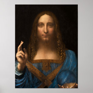 Salvator Mundi von Leonardo da Vinci Poster