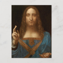 Salvator Mundi (von Leonardo da Vinci) Postkarte