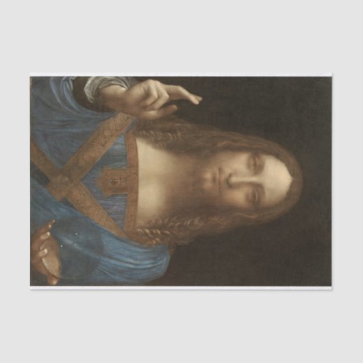 Salvator Mundi von Leonardo da Vinci Seidenpapier (Vorderseite)
