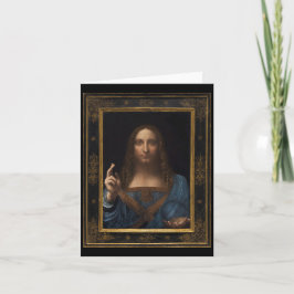 Salvator Mundi von Leonardo da Vinci um 1500 Karte