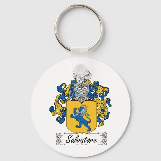 Salvatore Familienwappen Schlüsselanhänger (Vorderseite)