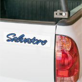 Salvatore Name blue Sticker Autoaufkleber (Auf Lkw)