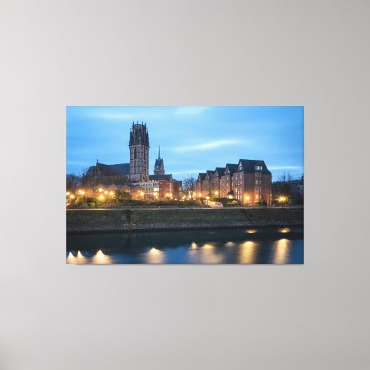 Salvatorkirche Duisburg Leinwanddruck (Vorderseite)